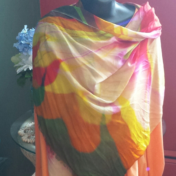 ●SOLD!$ Flower Power Modal luxuriously soft Zinnia - Picture 4 of 7